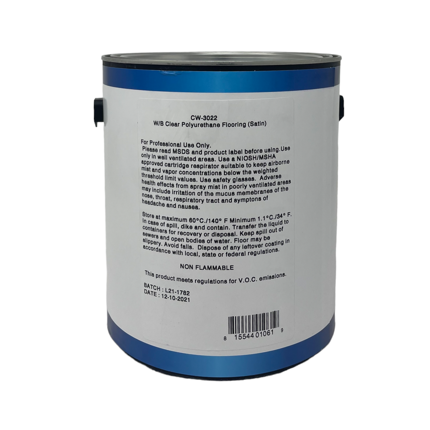 CW-3022 Clear Polyurethane Floor Coating (satin) 2400 Series
