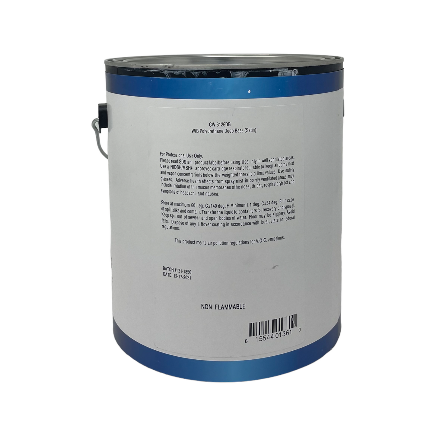 CW-3126DB White Polyurethane Topcoat (satin) Deep Base 2800 Series